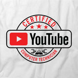 Certified Youtube Computer T-Shirt