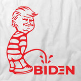 Trump Piss On Biden T-Shirt