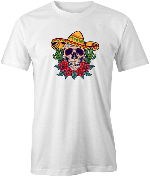 Skull With Sombrero T-Shirt