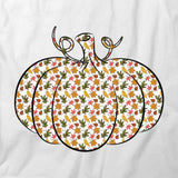 Pumpkin White T-Shirt