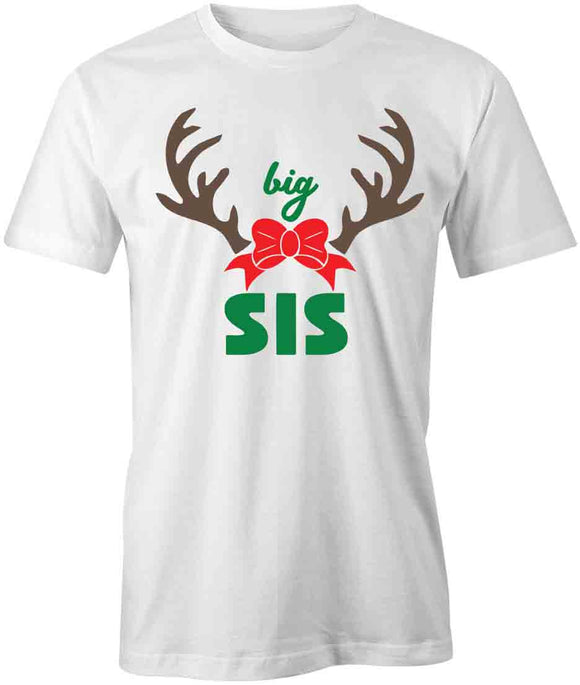 Big Sis Reindeer T-Shirt