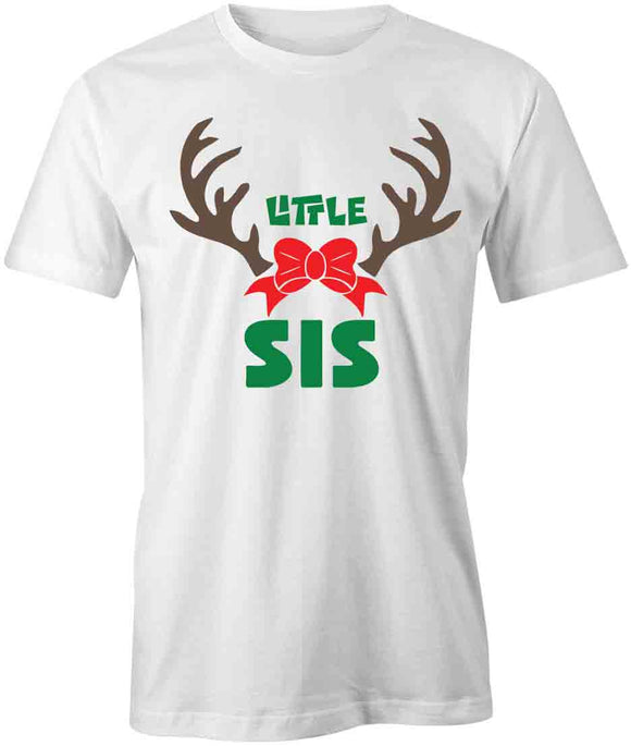 Little Sis Reindeer T-Shirt