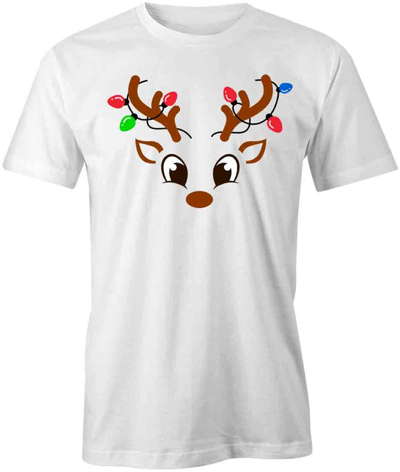 Reindeer Xmas Lights T-Shirt