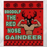 Brodlof The Red Nose Gaindeer T-Shirt
