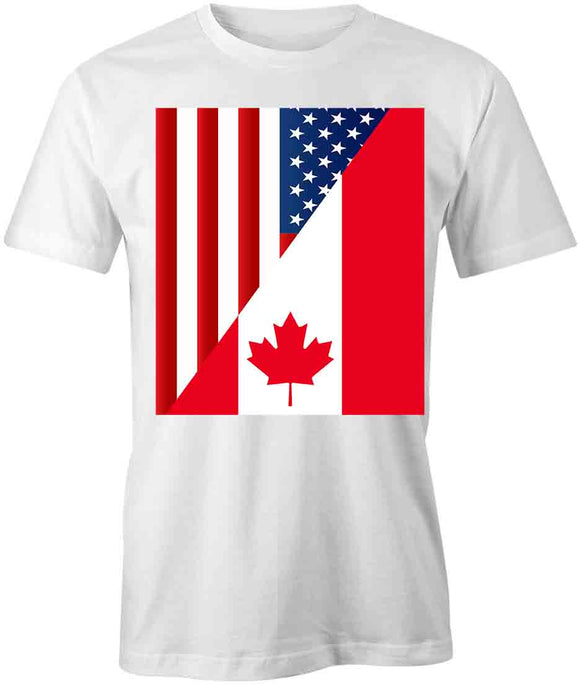 American Canada Flag T-Shirt