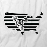 USA Flower Map T-Shirt