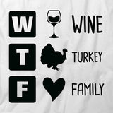 Wine Turkey Family T-Shirt