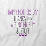 Mothers Day Wiping Bum T-Shirt
