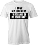 Ashamed of Government T-Shirt
