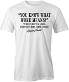 Woke Means T-Shirt