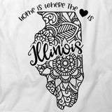 State Mandala - Illinois T-Shirt