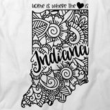 State Mandala - Indiana T-Shirt