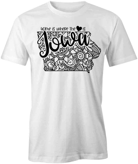 State Mandala - Iowa T-Shirt