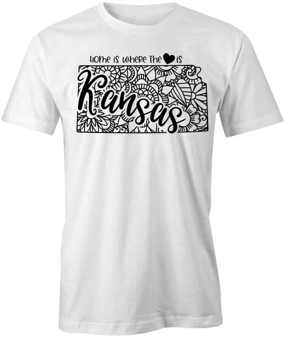 State Mandala - Kansas T-Shirt