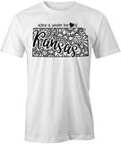 State Mandala - Kansas T-Shirt