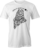 State Mandala - Maine T-Shirt