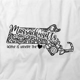 State Mandala - Massachusetts T-Shirt