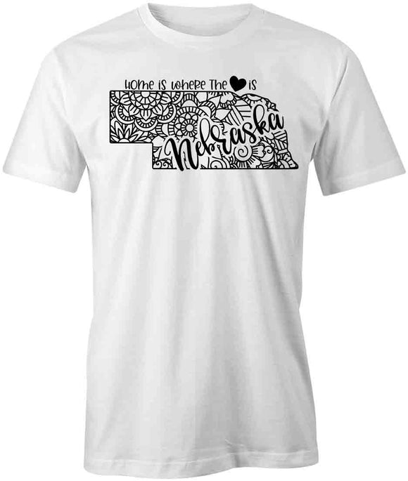 State Mandala - Nebraska T-Shirt
