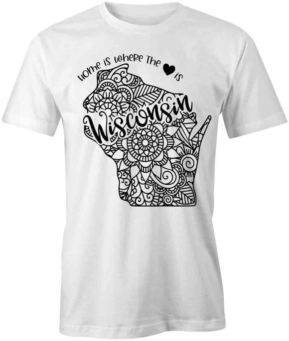 State Mandala - Wisconsin T-Shirt