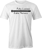 Fully Licensed Ziptie Mechanic T-Shirt