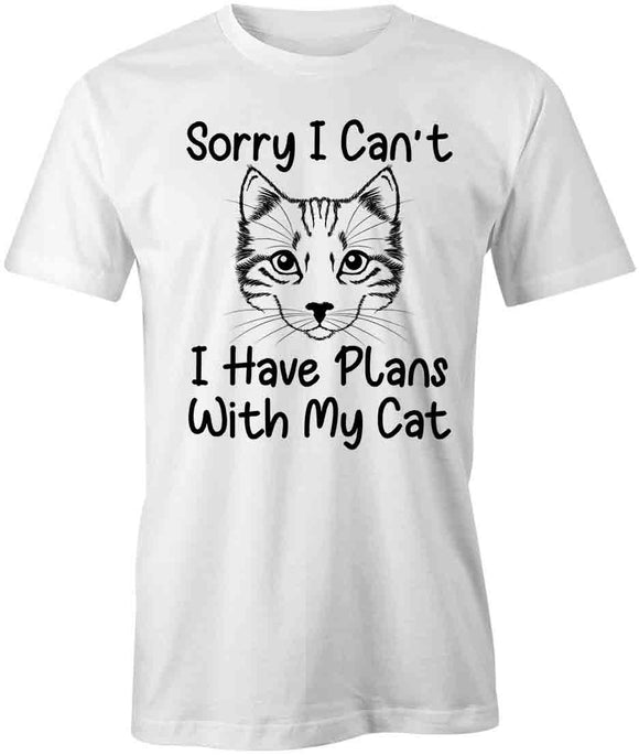 Plans With Cat T-Shirt