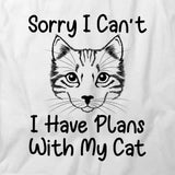 Plans With Cat T-Shirt