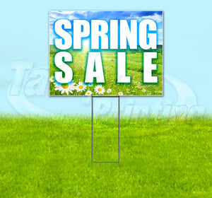 Spring Sale Yard Sign