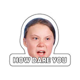Greta How Dare You Sticker