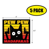 Pew Pew Madafakas Sticker