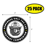 Smokey Prevent Communism Sticker