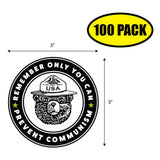 Smokey Prevent Communism Sticker