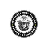 Smokey Prevent Communism Sticker