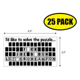 Solve the Puzzle Biden Sticker