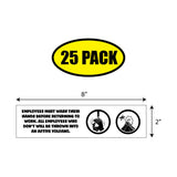 Volcano Bathroom Wash Hands Sticker