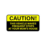 Caution Vehicle Stops Sticker