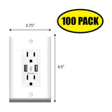 Outlet with USB Sticker