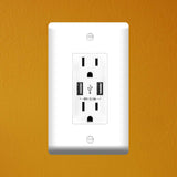 Outlet with USB Sticker