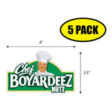 Chef Boyardeez Nutz Sticker