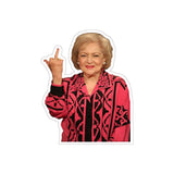 Betty Middle Finger Sticker