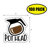 Pot Head Sticker