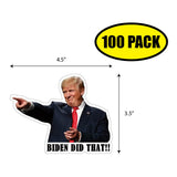 Trump Biden Did That Sticker