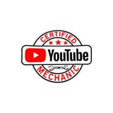 Certified Youtube Mechanic Sticker