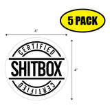 Certified Shitbox Sticker