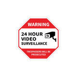 24 Hour Survellnce Sticker