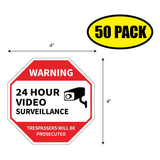 24 Hour Survellnce Sticker