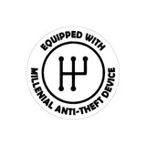 Equipped With Millenial Sticker