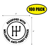 Equipped With Millenial Sticker