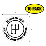 Equipped With Millenial Sticker