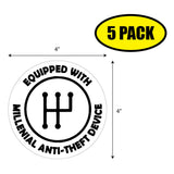 Equipped With Millenial Sticker