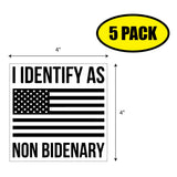 I Identify As Non-Bidenary Sticker